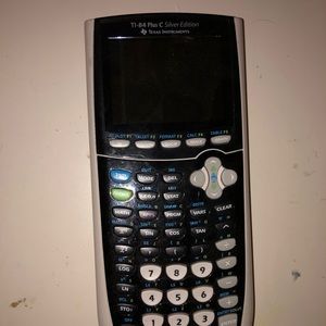 TI-84 Plus Silver Ed. Texas Graphing Calculator!